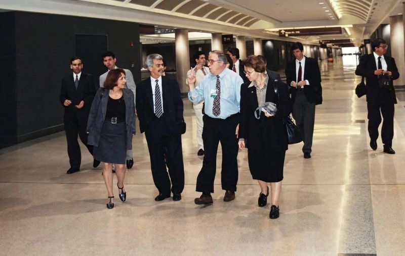 Technical visit to an airport terminal